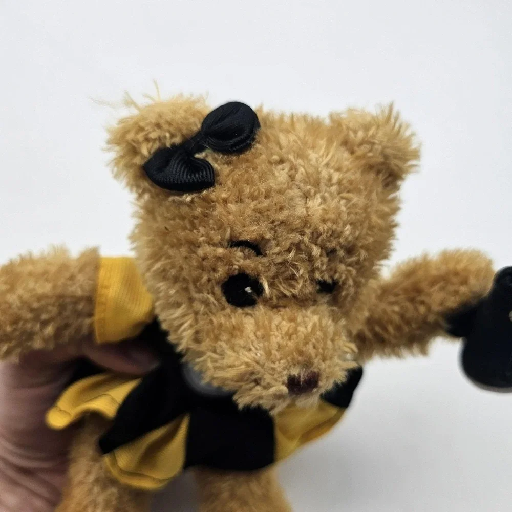 Pittsburgh Steelers Cheerleader Bear Plush One Size‎ Black NFL Good Stuff
